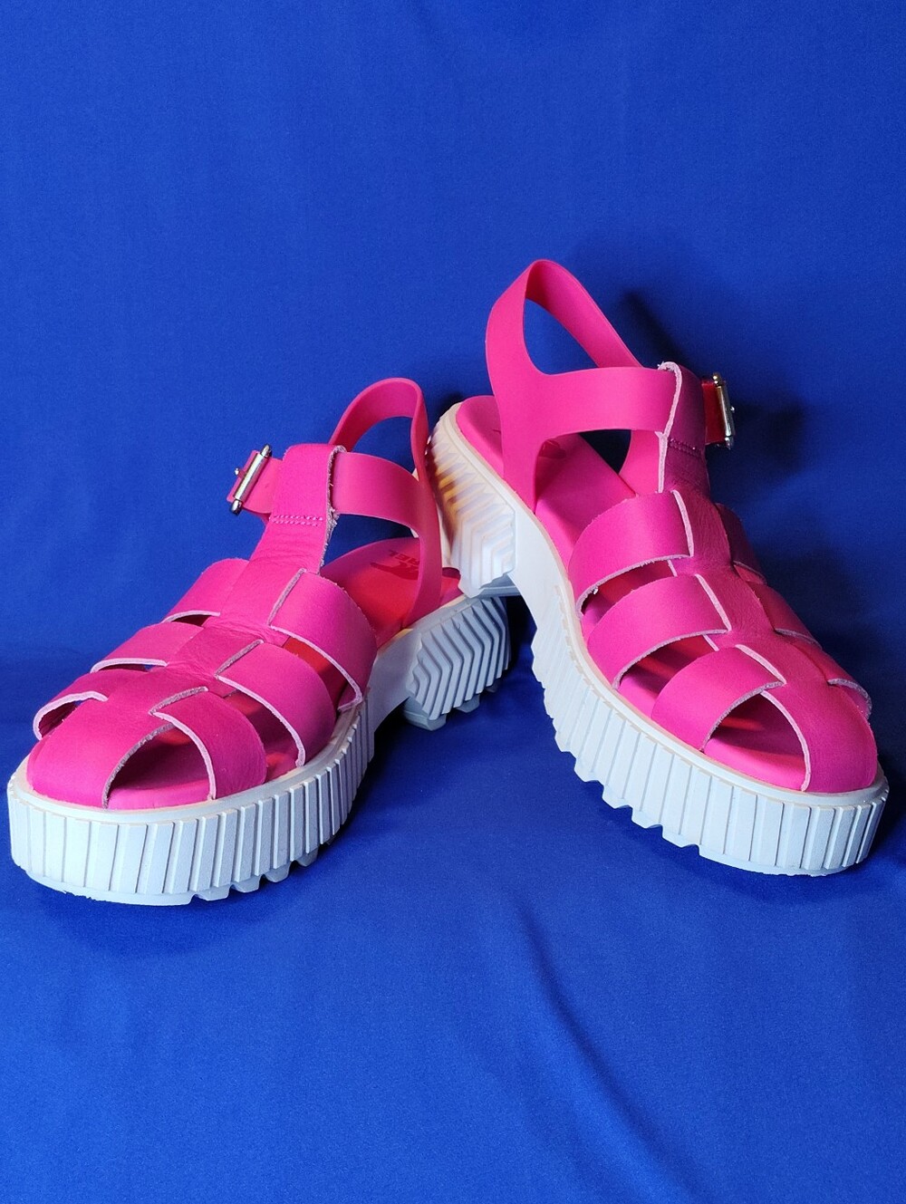 Sorel Ona Streetworks Fisherman Mid Sandals Womens 9 Nico Pink and Chalk